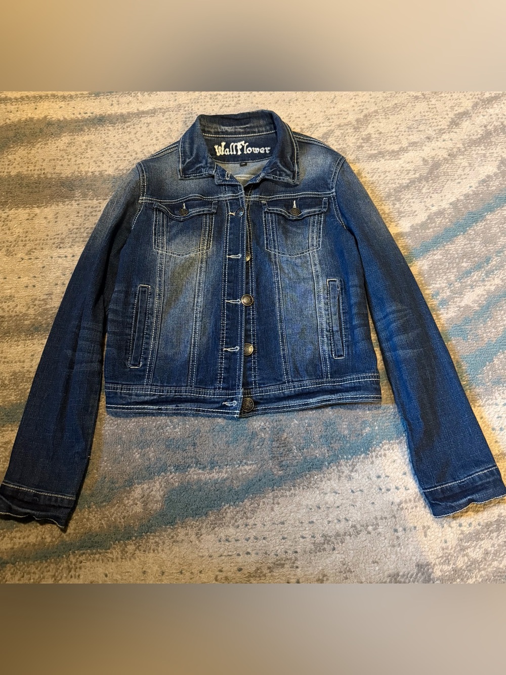 Junior Size S Wallflower Denim Jacket